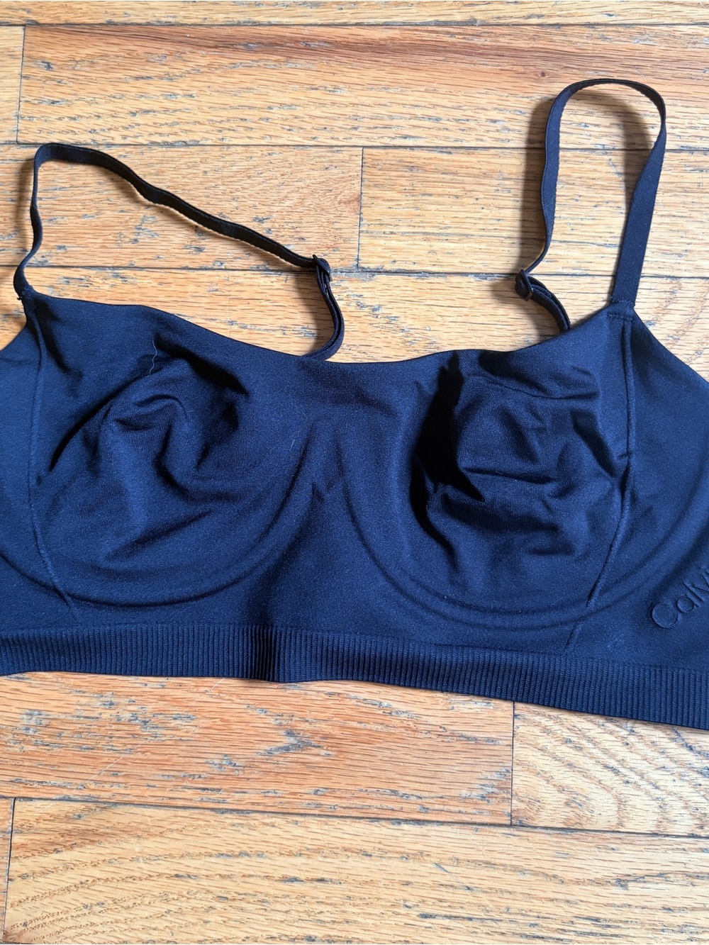 Calvin Klein Seamless Black Wireless Comfort Bra